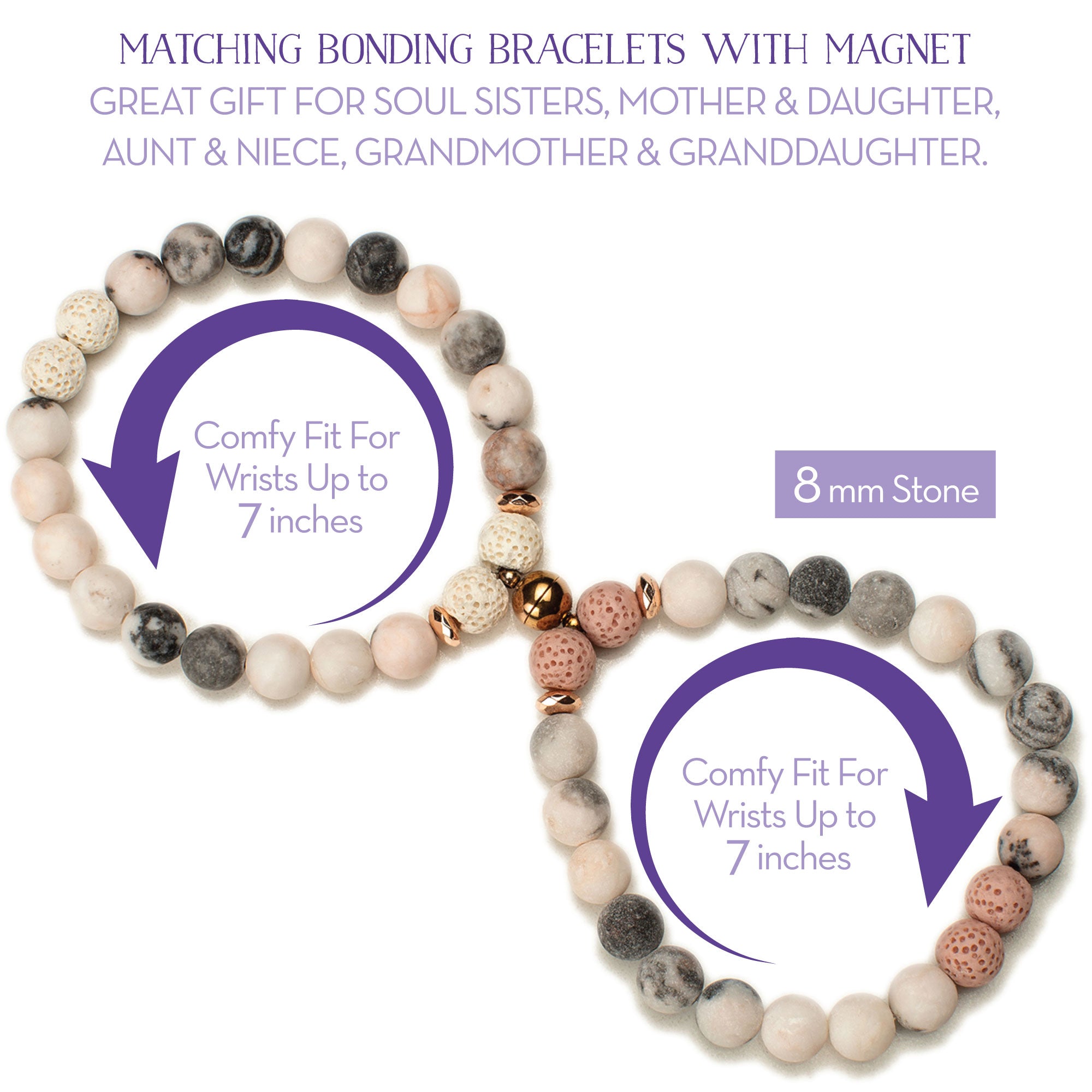 Magnetic Bracelets for Woman with Essential Oil