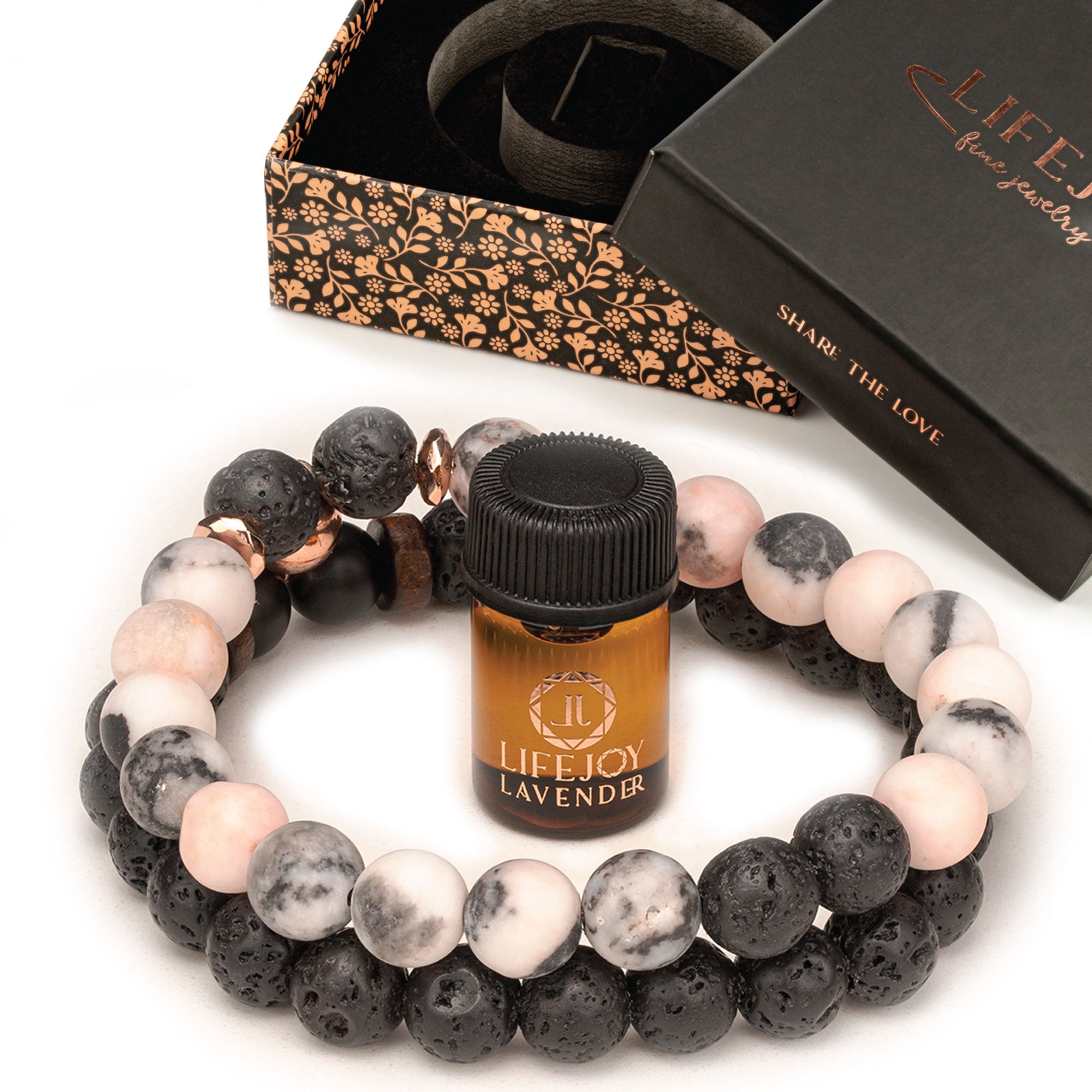 Magnet Bracelets for Couples with Essential Oil