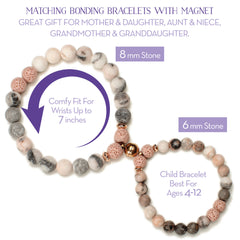 Magnetic Bracelets for Mommy and Me with Essential Oil