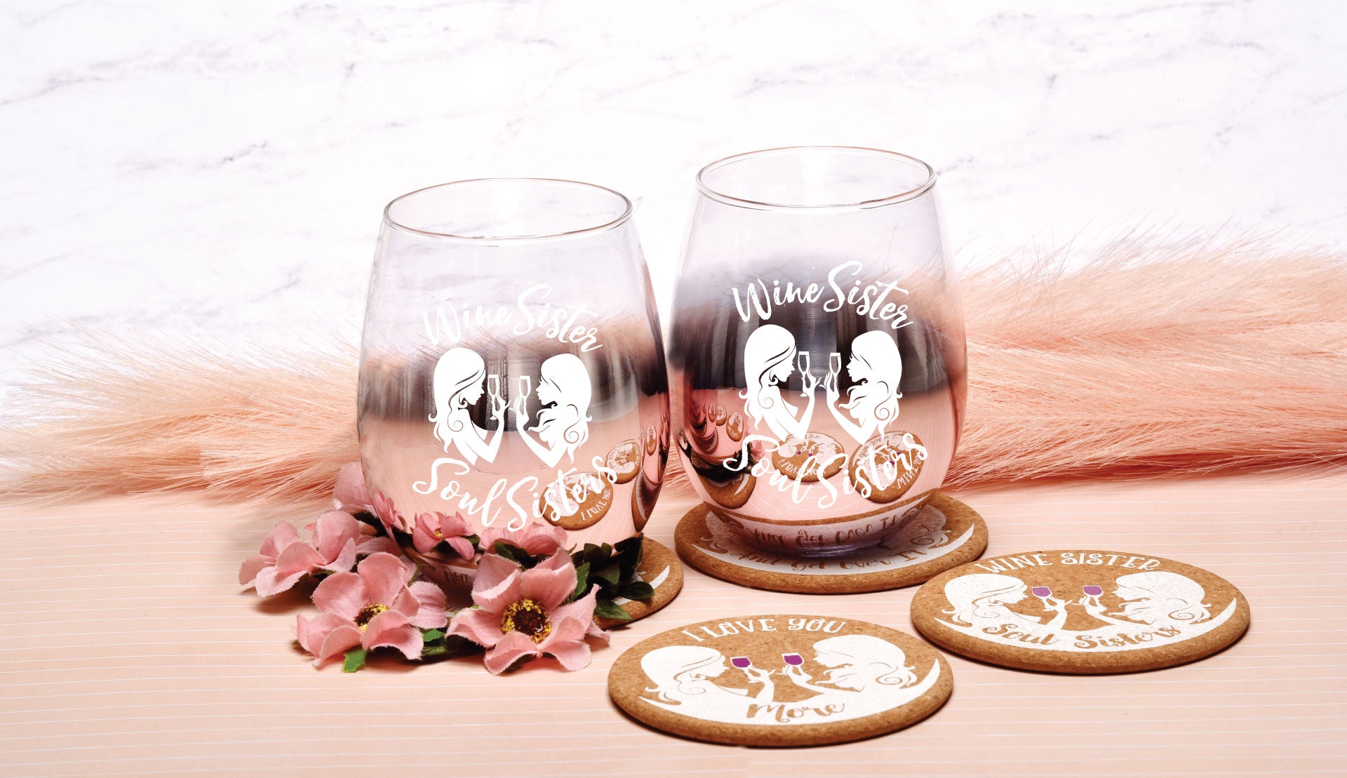 Wine Sister, Soul Sisters Gift Set