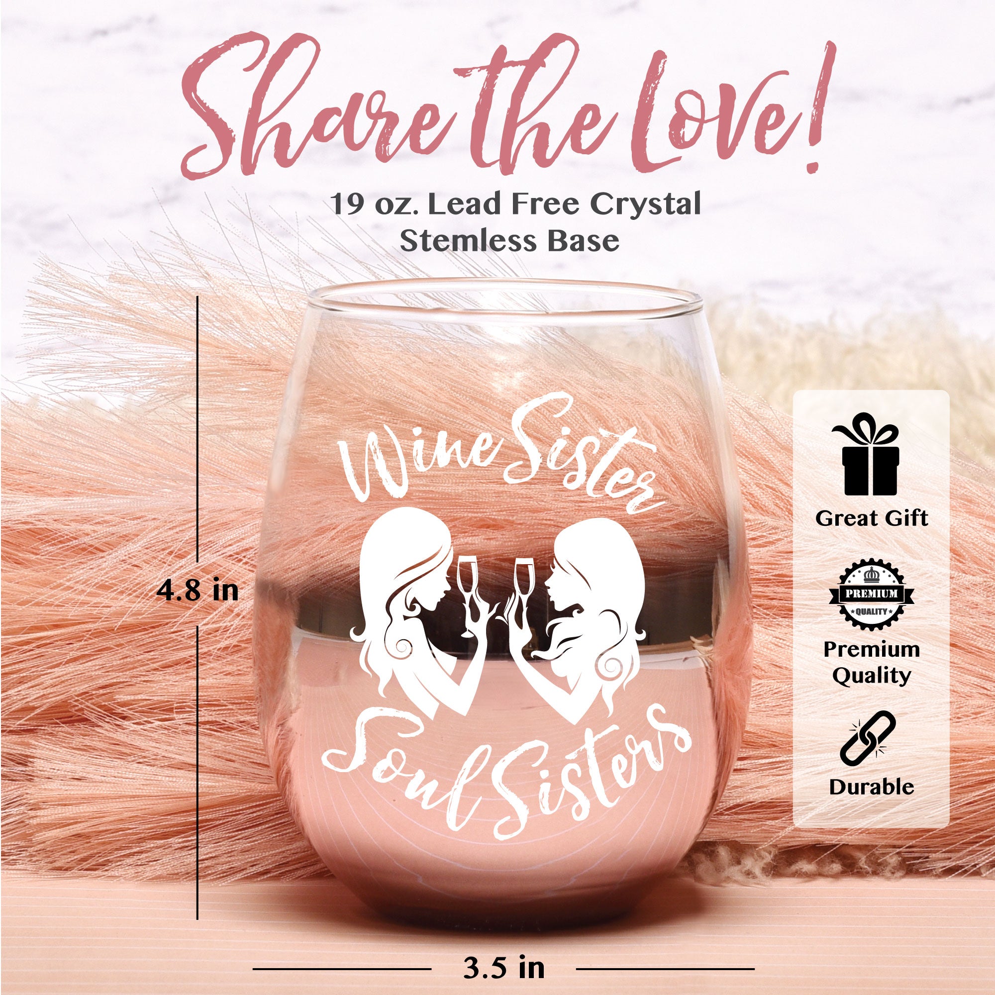 Wine Sister, Soul Sisters Gift Set